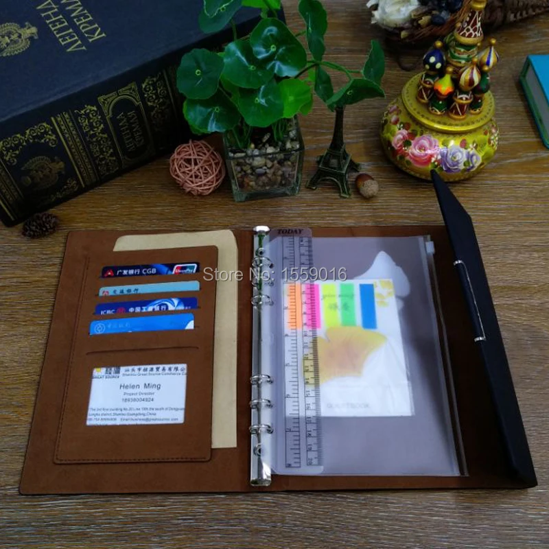 A5 ring binder folder