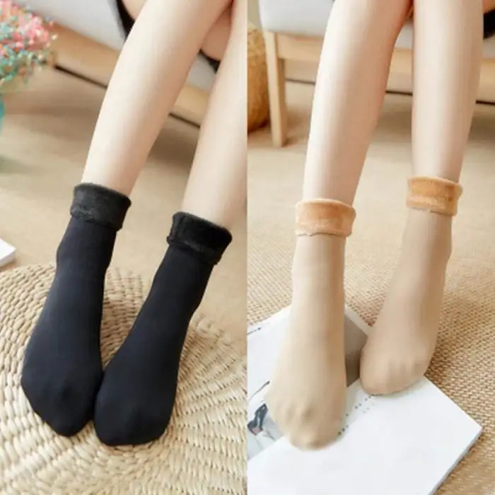 1 пара Женские носки без пятки зимние толстые теплые зимние носки Vevelt носки для сна для взрослых KS-доставка