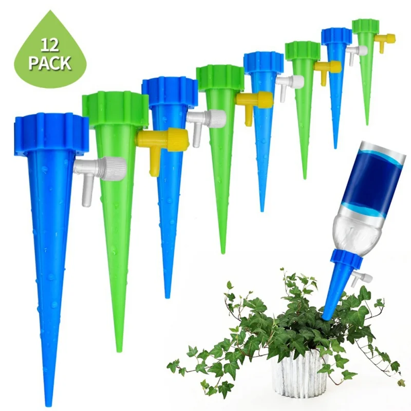 

Drop Water Device Plant Self Watering Adjustable Stakes System Vacation Plant Waterer Self Automatic Watering Spikes Irrigation