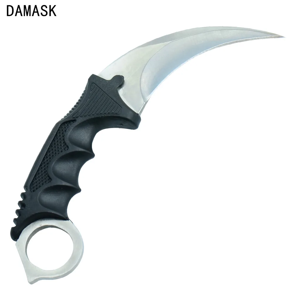 Новое фиксированное лезвие из нержавеющей стали нож Damask бренд CS GO счетчик удар