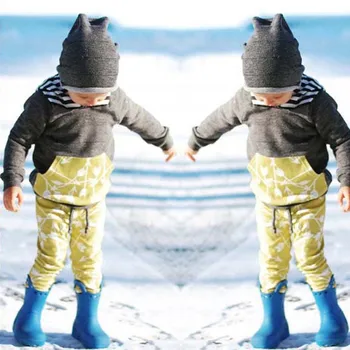 

2017 Casual baby clothes girl clothing set hooded swearshirts+pants+caps Infant bebe girl clothes set toddler cloth sets 3-24m