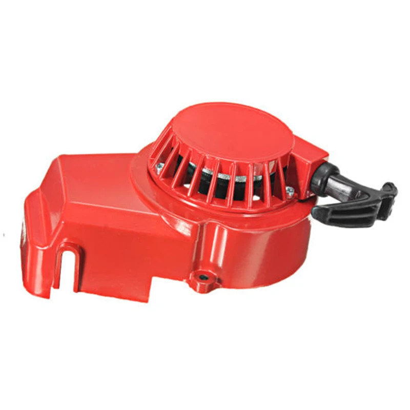

Red Metal Pull Start 49cc Air Cooled 2 Stroke Mini Moto Dirt Quad Pullstart 49 cc -Red