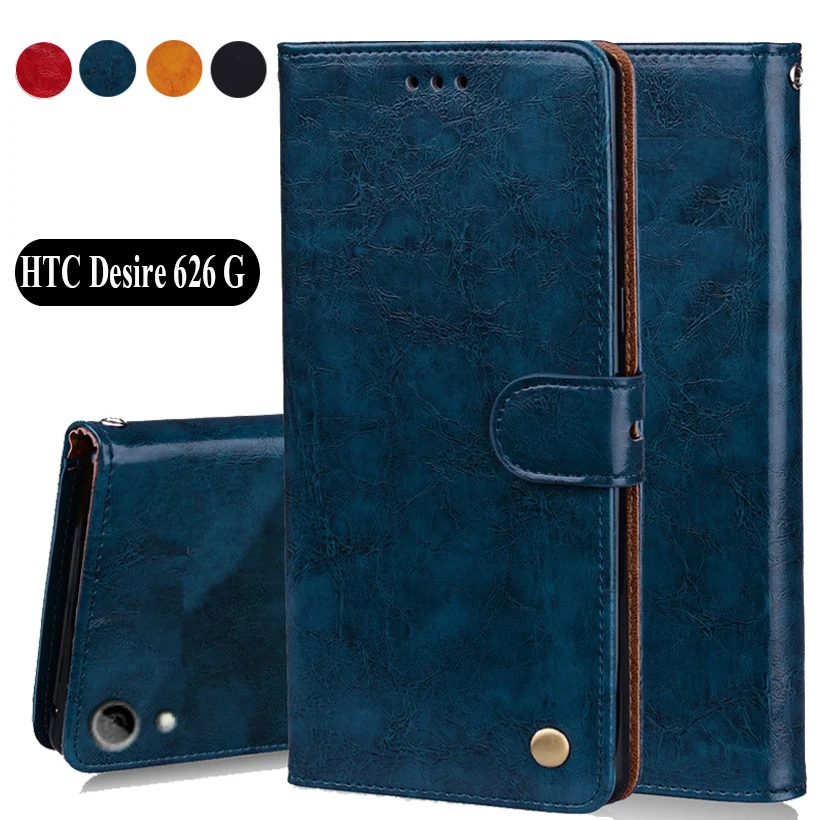 

Luxury PU Leather Slip-resistant Flip Wallet Case For HTC Desire 626 G 626g 626G+ 626s 628 628g dual sim Back 5.0 Cover Case W01