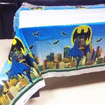 

108cm*180cm Batman Birthday Party Decoration Kids Boys Event Party Supplies Batman Table Cloth For Birthday Party Tablecloth