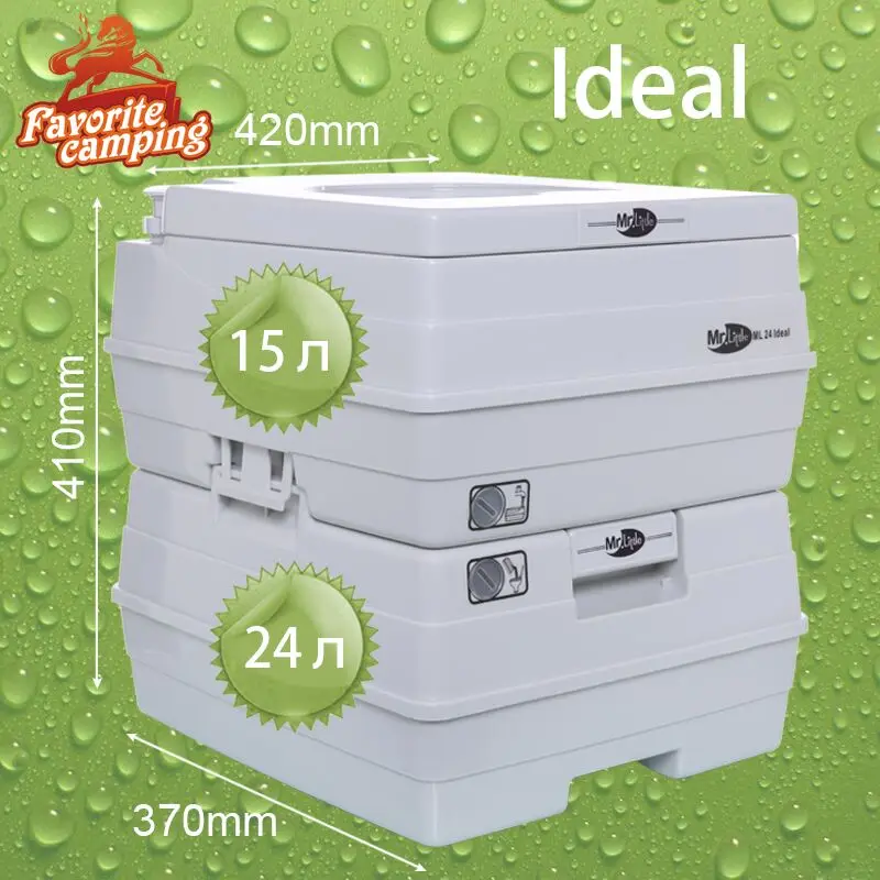 24L Outdoor Portable Camping Toilet designed Caravan Travel Camp