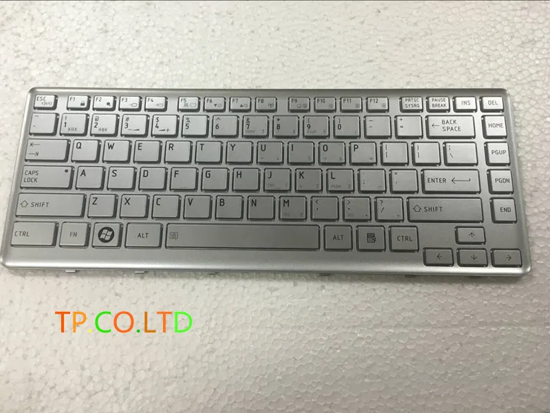Новая клавиатура для Toshiba Satellite Pro T230 T230D T235 T235D США Серебряная Рамка Бесплатная