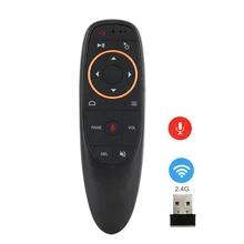 G10 2.4GHz Wireless Voice Air Mouse Google Microphone Remote Control IR Learning 6 Axis Gyroscope for Android TV Box PC Z2