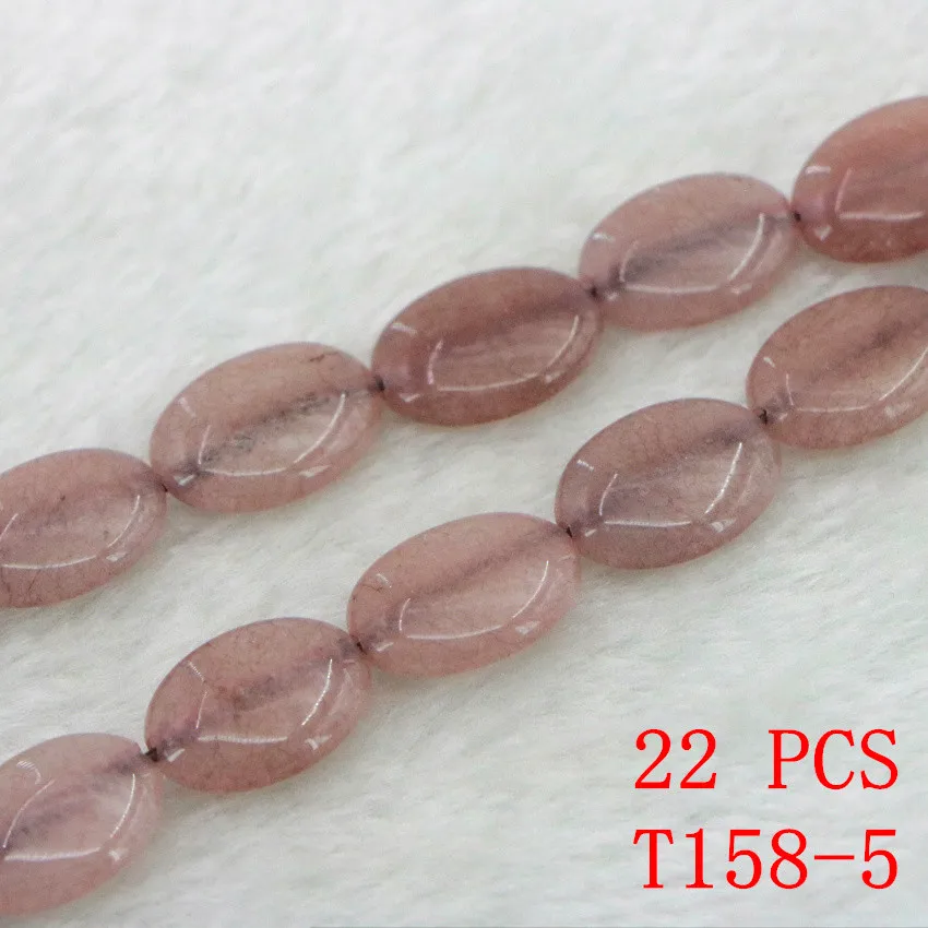13X18mm oval denim natural aquamarine Amazon Jasper DIY necklace bracelet making fashion gift accessories (9)