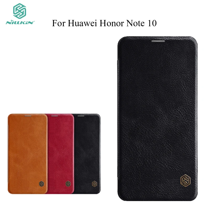 

For Huawei Honor Note 10 Case High Quality NILLKIN QIN Leather Flip Case For Huawei Honor Note 10 Cover With Card Holder