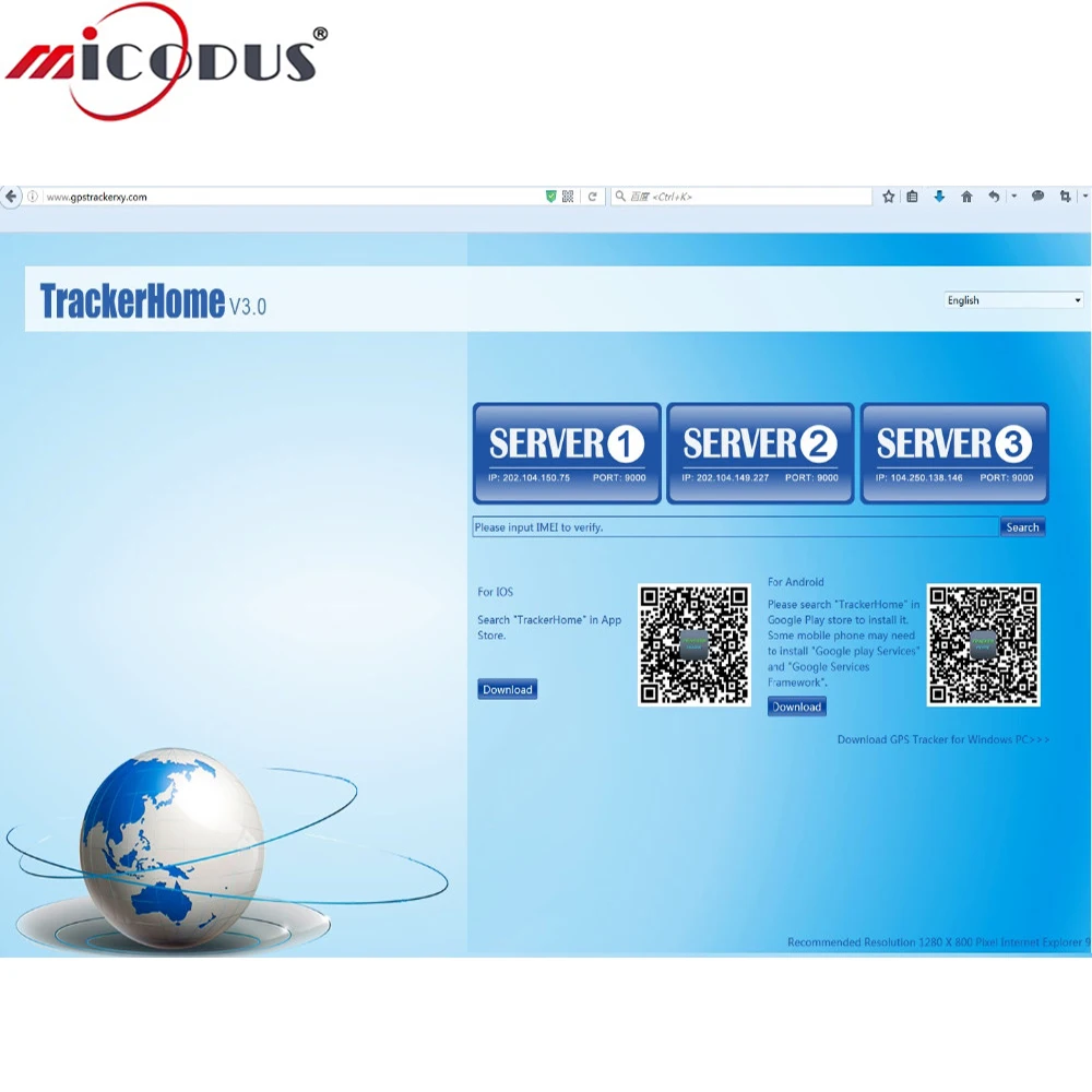 

GPS Tracker Web Tracking Platform Software Service IMEI Number Activate For Coban GPS Tracker TK102B TK103A TK103B