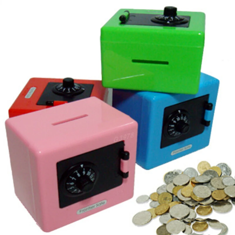 Kids Creative Money Saving Bank, Strange Coin Safe Security Moneybox