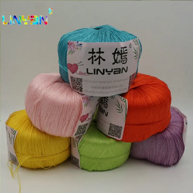 

6 pieces*100g Hook knitted yarn thread for weaving thread to knit needle Knitting cotton yarn for knitting linha de croche t59