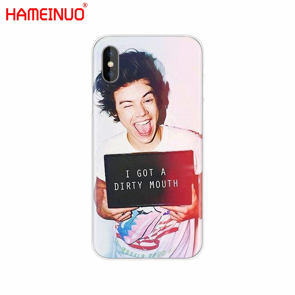 Harry Styles Чехол для мобильного телефона для iphone X 8 7 6 4 4S 5 5S SE 5c 6s plus - Цвет: 60040