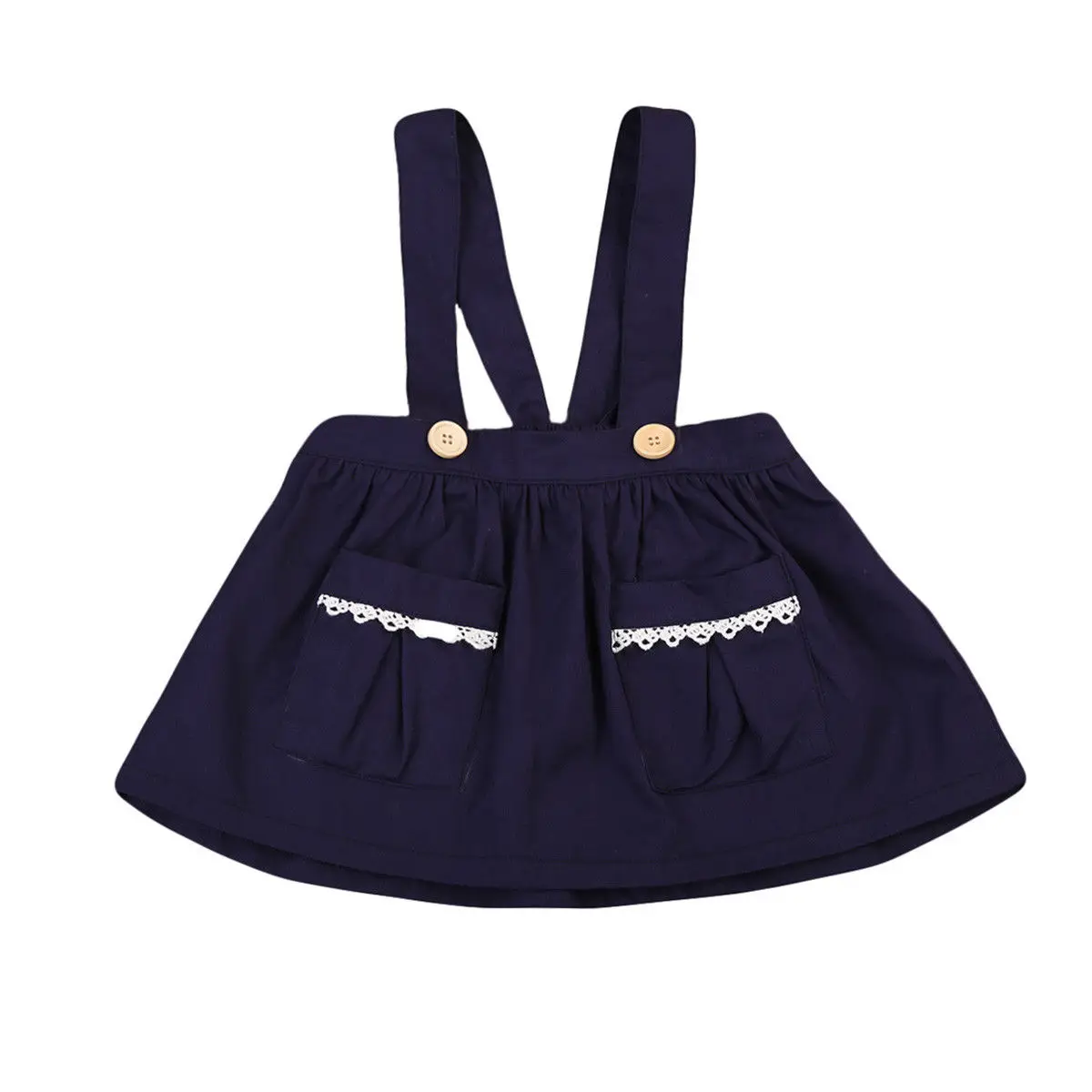 

2017 New Brand Toddler Infant Newborn Baby Girl Dresses Sleeveless Braces Above Knee Casual Autumn Party Dresses 6M-3Y