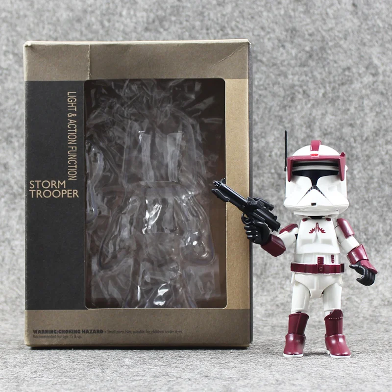 

6" 15cm New Hot Star Wars Stormtrooper Darth Vader Light Action Function PVC Action Figures Collectible Model Toy for Kids