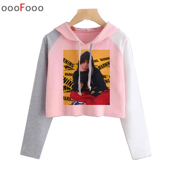 

Billie Eilish sweatshirt fashion hoodie Print Women Clothes sweatshirts Harajuku Hoodies streetwear Hooded Plus Size top Casual