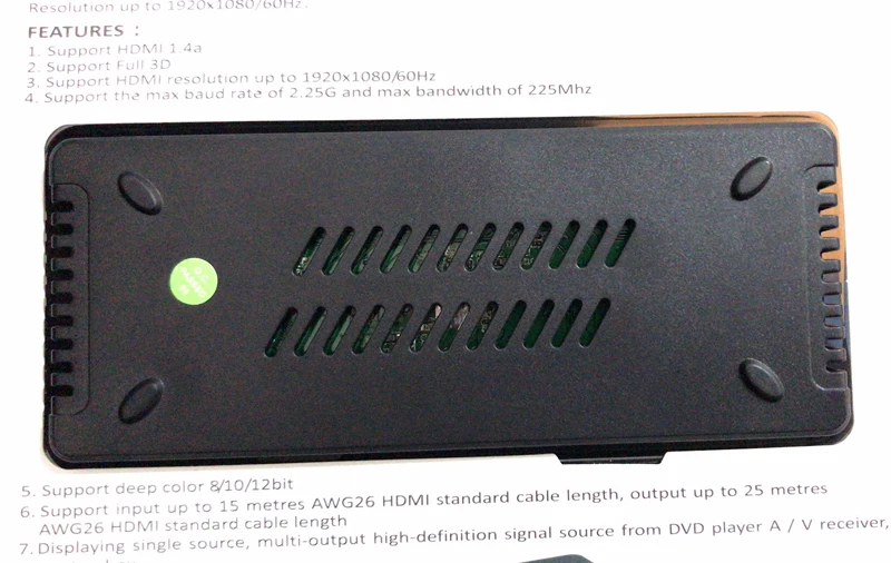 HDMI сплиттер 1X4 Full HD 1080p 60 Гц видео конвертер коммутатор сплит 1 в 4 выход для MACBOOK DELL