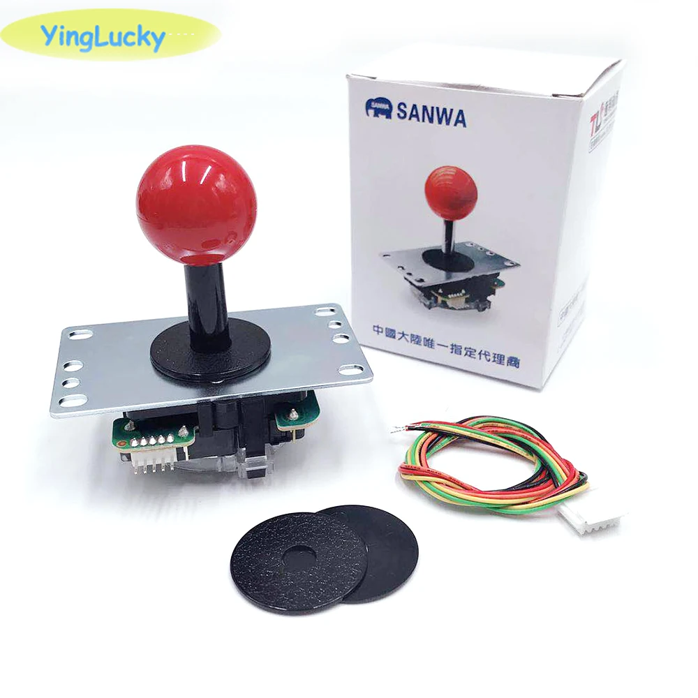 1 компл./лот джойстик Sanwa axis и пылезащитный чехол Аркадный Игровой Набор джойстик замена деталей аксессуары sanwa Джойстик JLF-TP-8YT