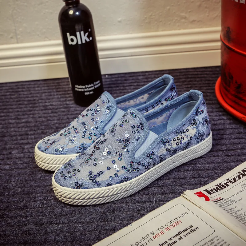 Creepers Hot Sale Sweet Heart Slip On Women Flats Shoes