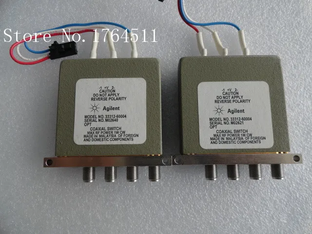 

[BELLA] ORIGINAL Agilent 33312-60004 DC-4GHZ SPDT 24V SMA