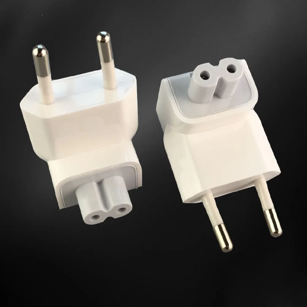 

HDmatters Genuine Detachable Electrical Euro power cable EU Plug Duck Head for Apple iPad USB Charger MacBook Power Adapter