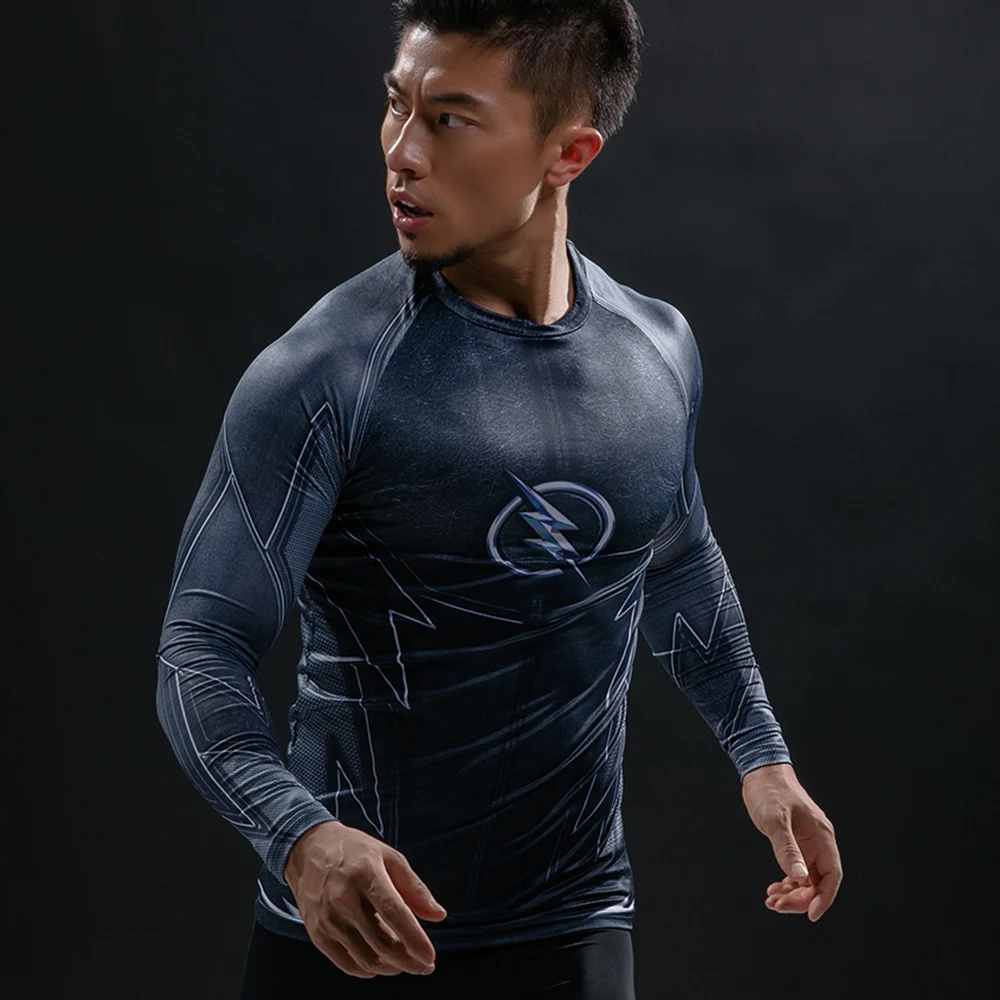 ZOOM 3D Printed T-shirts Men Raglan Long Sleeve Compression Shirt Flash Cosplay Costume crossfit fitness Clothing Tops Male ZOOM 3D Printed T-shirts Men Raglan Long Sleeve Compression Shirt Flash Cosplay Costume crossfit fitness Clothing Tops Male