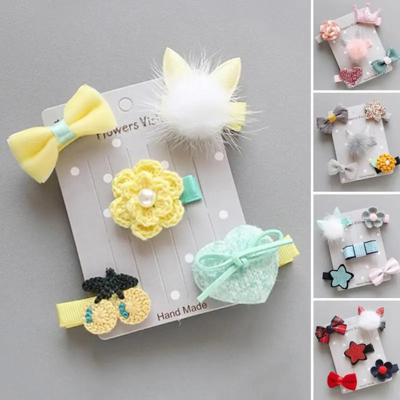 Bows font b Pet b font Dog Hair Clips Accessories Hairpins Bow Flower Puppy Grooming Supplies