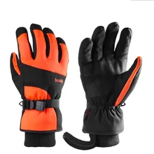 Зимние теплые лыжные перчатки унисекс с сенсорным экраном, флисовые водонепроницаемые теплые спортивные перчатки для катания на сноуборде, лыжах, мотоцикле