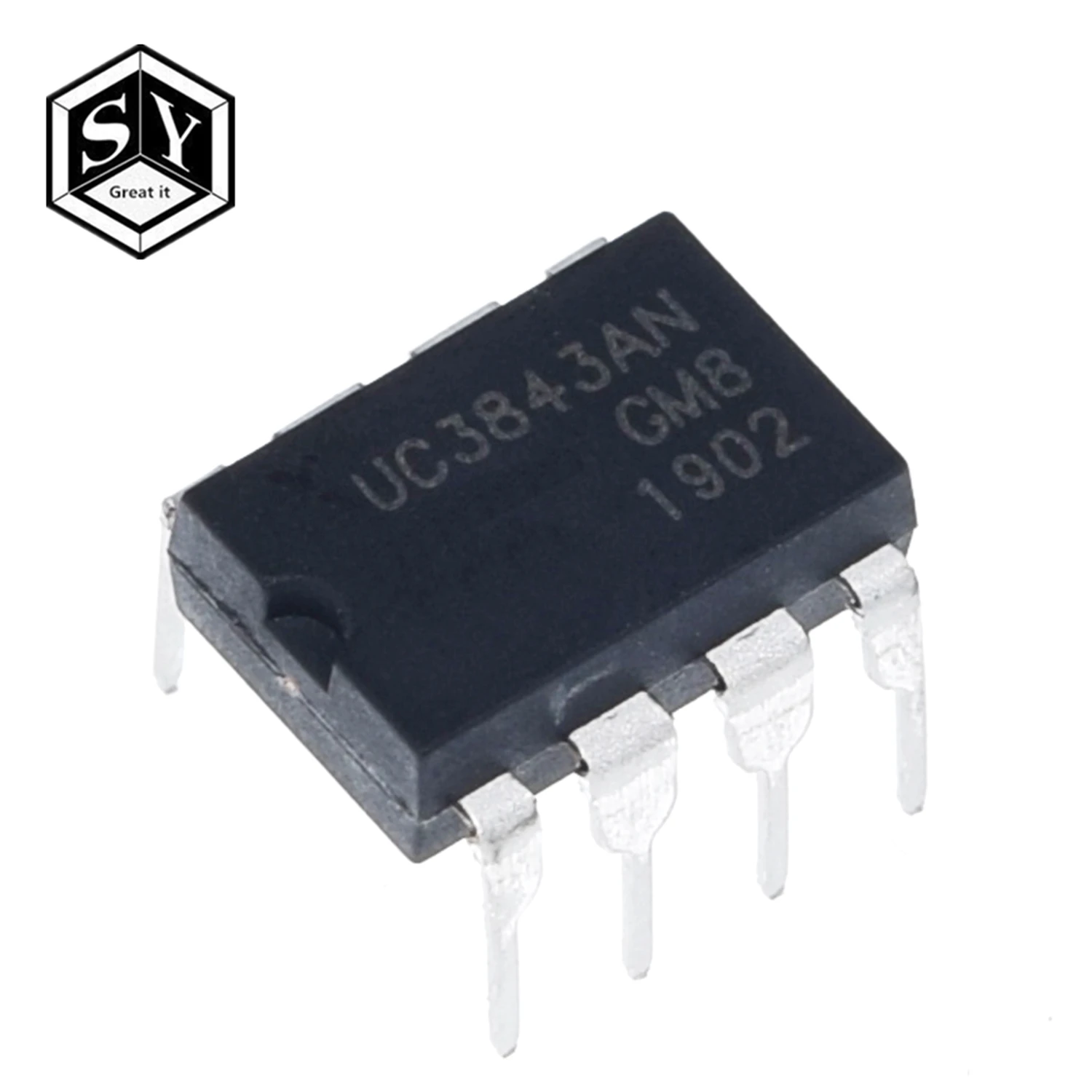 Коммутационный Преобразователь мощности UC3843 DIP8 10 шт./лот UC3843B UC3843BN UC3843AN 3843 PWM |