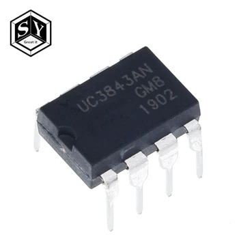

UC3843 DIP8 10pcs/lot UC3843B UC3843BN UC3843AN 3843 DIP8 PWM Switching Power Converter