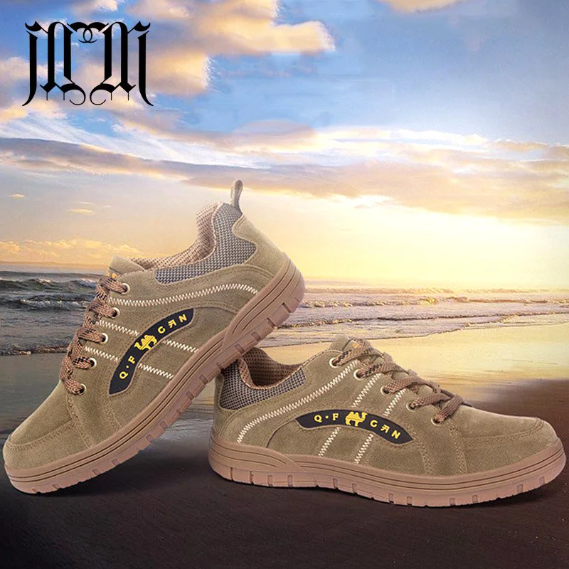 

MUMUELI Green Khaki Brown New 2019 Designer Casual Snow Men Shoes High Quality Fashion Luxury Male Boots Flat Brand Sneakers 813