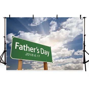

photography backgrounds 10x10 father's day photography backdrop blue sky nature photo banner for happy father's day Customized