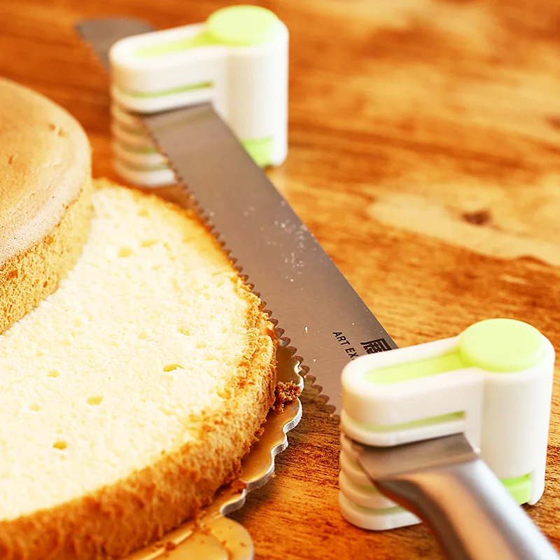 2 pcs/Lot 5 Layers Bread Slicer Food Grade Plastic Cake Bread Cutter 5 Levers Cutting Bread
