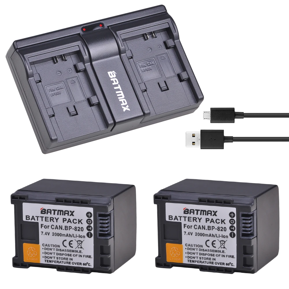 XA25 Battery Replacement BP-820 Battery For Canon VIXIA HF G20