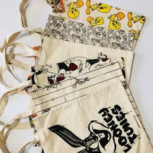 Эко складной холщовый мешок многоразовый продуктовый Завод Прямая Сумка женская повседневная хлопковая хозяйственная сумка