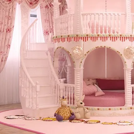 bed for girl with slide