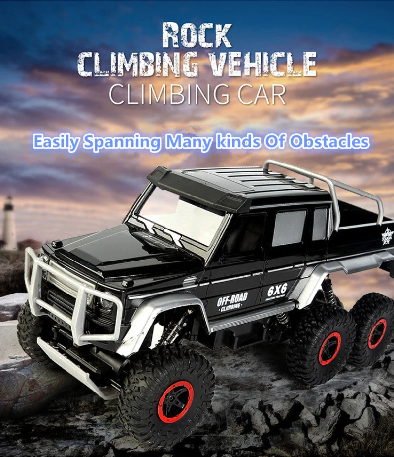 Хит продаж 2018 пикапы с шестью колесами 2 4G 6WD 38 см большим сопротивлением падению