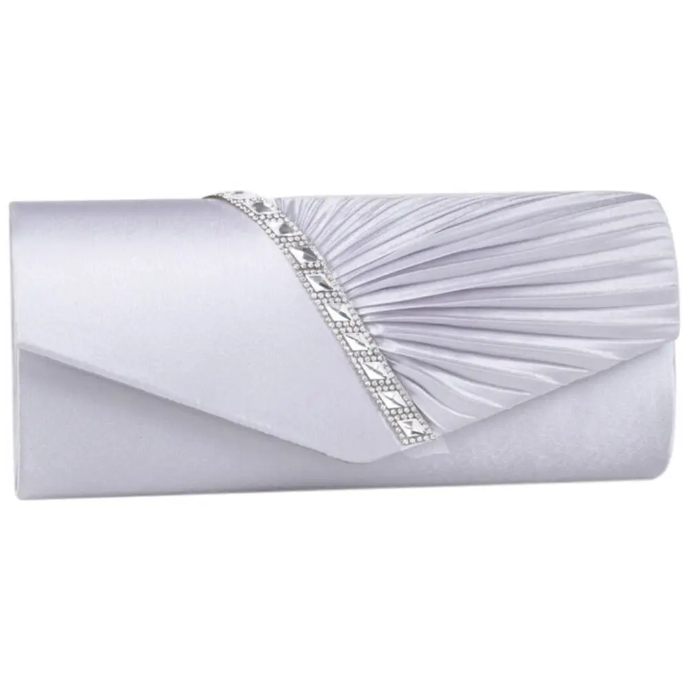 

AFBC Ladies Diamond Ruffle Party Prom Bridal Evening Envelope Clutch Bag