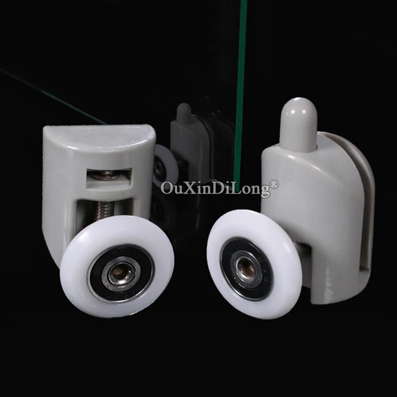 High Quality 4pairs Top Bottom Shower Glass Door Rollers Runners