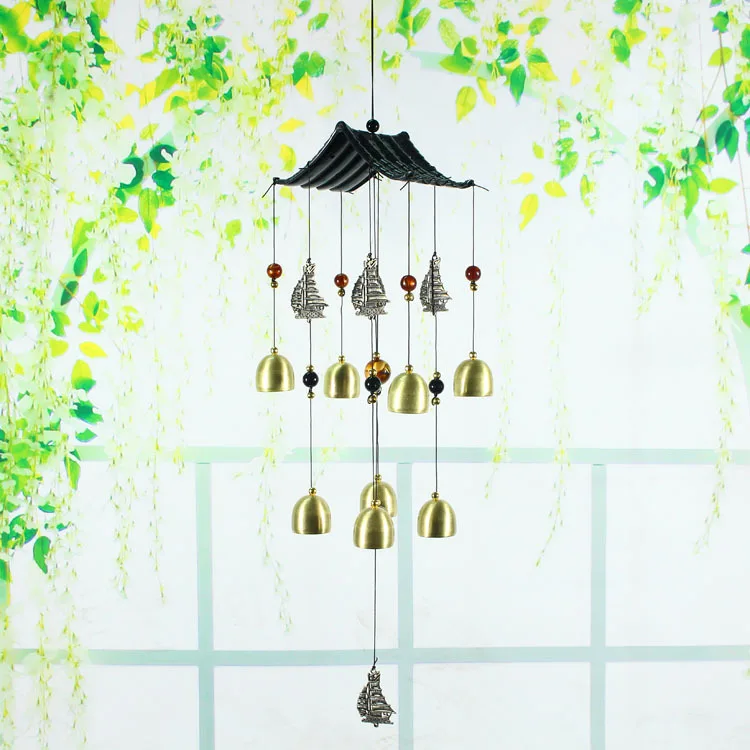 1 bell chimes ornaments decoration craft gift Home Furnishing heart