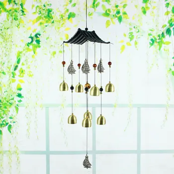 

1- bell chimes ornaments decoration craft gift Home Furnishing heart-shaped pendant door gift cross-border creative students