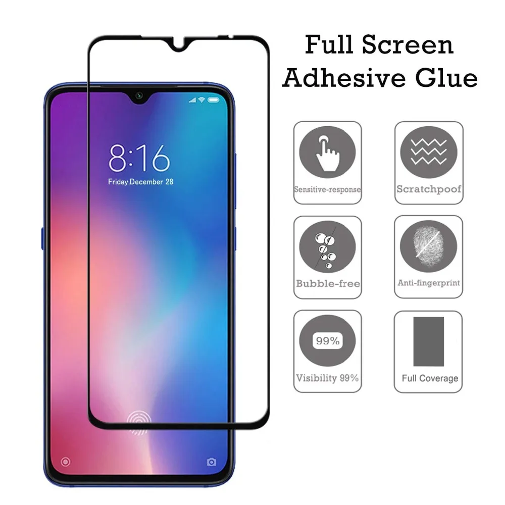 Закаленное стекло 9H для Xiaomi Redmi Note 7 K20 9T pro Go Mi 9 SE защитная пленка защита экрана