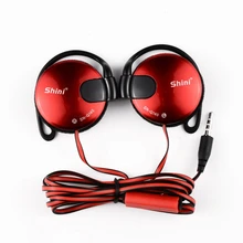Оригинальные наушники SHINI Q140, наушники с Ушными крючками, 3,5 мм, Hi-Fi, стерео гарнитура с тяжелыми басами, с микрофоном для MP3, ПК, iPhone, Xiaomi