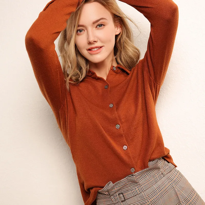 HZYRMY Autumn New Women Cashmere Cardigan Solid color Fashion Quality Sweater Winter Soft Knitted Wild Warm Wool Female Cardigan HZYRMY Autumn New Women Cashmere Cardigan Solid color Fashion Quality Sweater Winter Soft Knitted Wild Warm Wool Female Cardigan