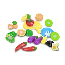14 шт. детей резки овощей тема Пособия по кулинарии Playset изысканный моделирования Бытовая игрушка идеальный подарок для детей