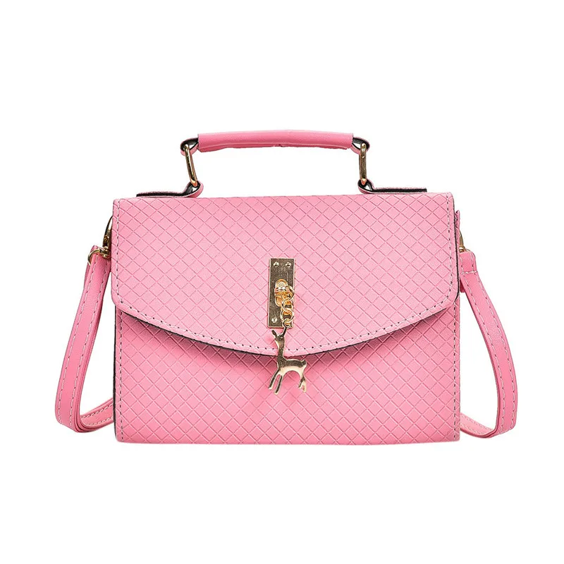 Women Fashion Deer Handbag Hasp Bag Shoulder Bag Tote Ladies Messenger Bag14