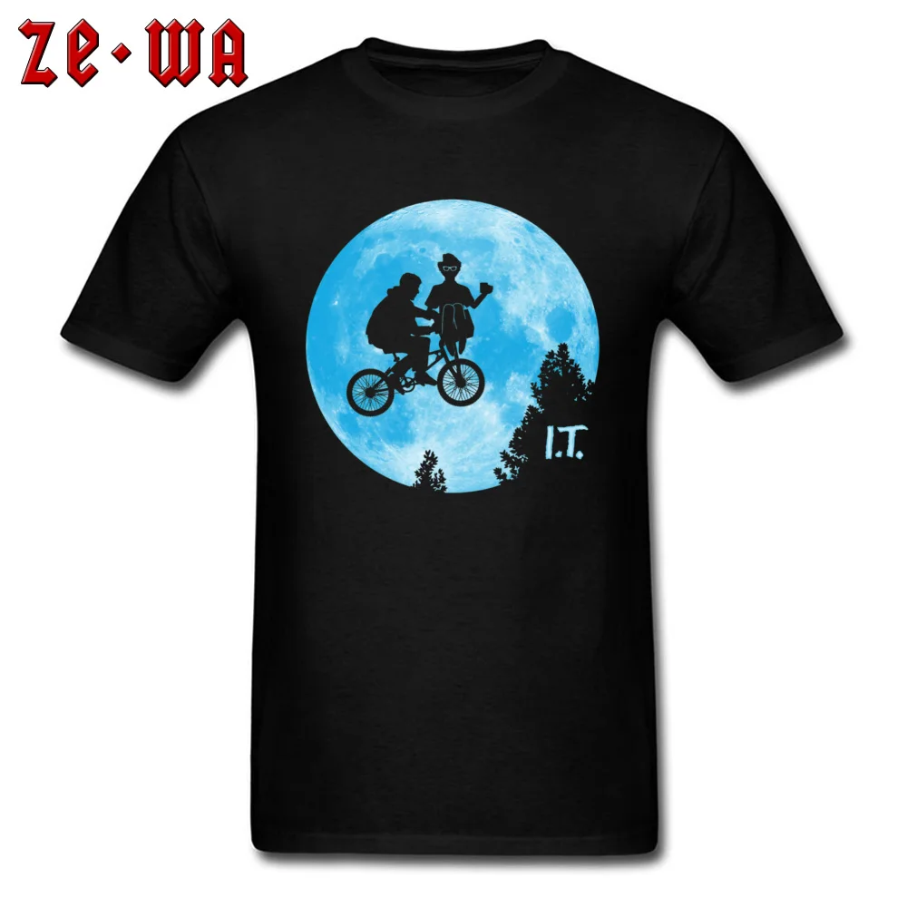 I.T. 18163 Design T Shirt for Men Pure Cotton Summer/Autumn Tops Tees Print T-Shirt Short Sleeve 2018 Newest Crewneck I.T. 18163 black