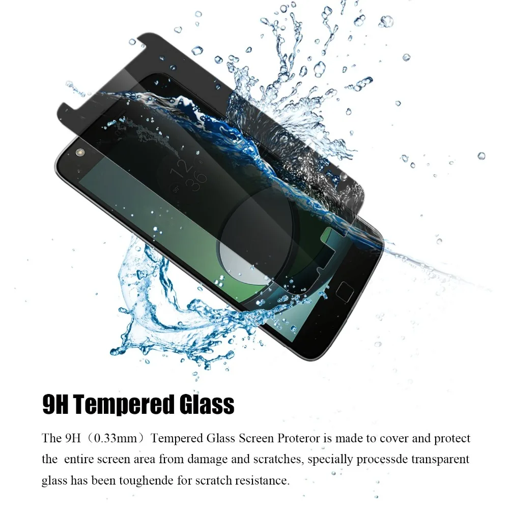 Закаленное стекло для Motorola G3 G4 G5 G6 Z2 P30 Play Защита экрана для Moto One power E5 G5 G5S G6 PLUS антишпионское стекло