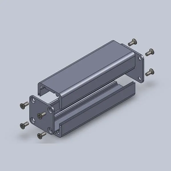 Алюминий корпус DIY проекта печатной платы коробка разделили случае 25x25x80 мм распределительная корпус электроники пескоструйная обработка