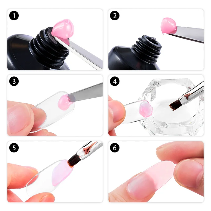 Mtssii лак для ногтей акриловый полигелевый удлинитель розовый белый металл с прозрачными кристаллами УФ светодиодный гель для наращивания ногтей Быстрый гель для наращивания 15 мл/уп
